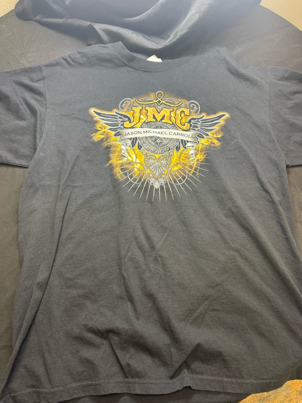JMC Graphic Tee - Black with Yellow Accent XL